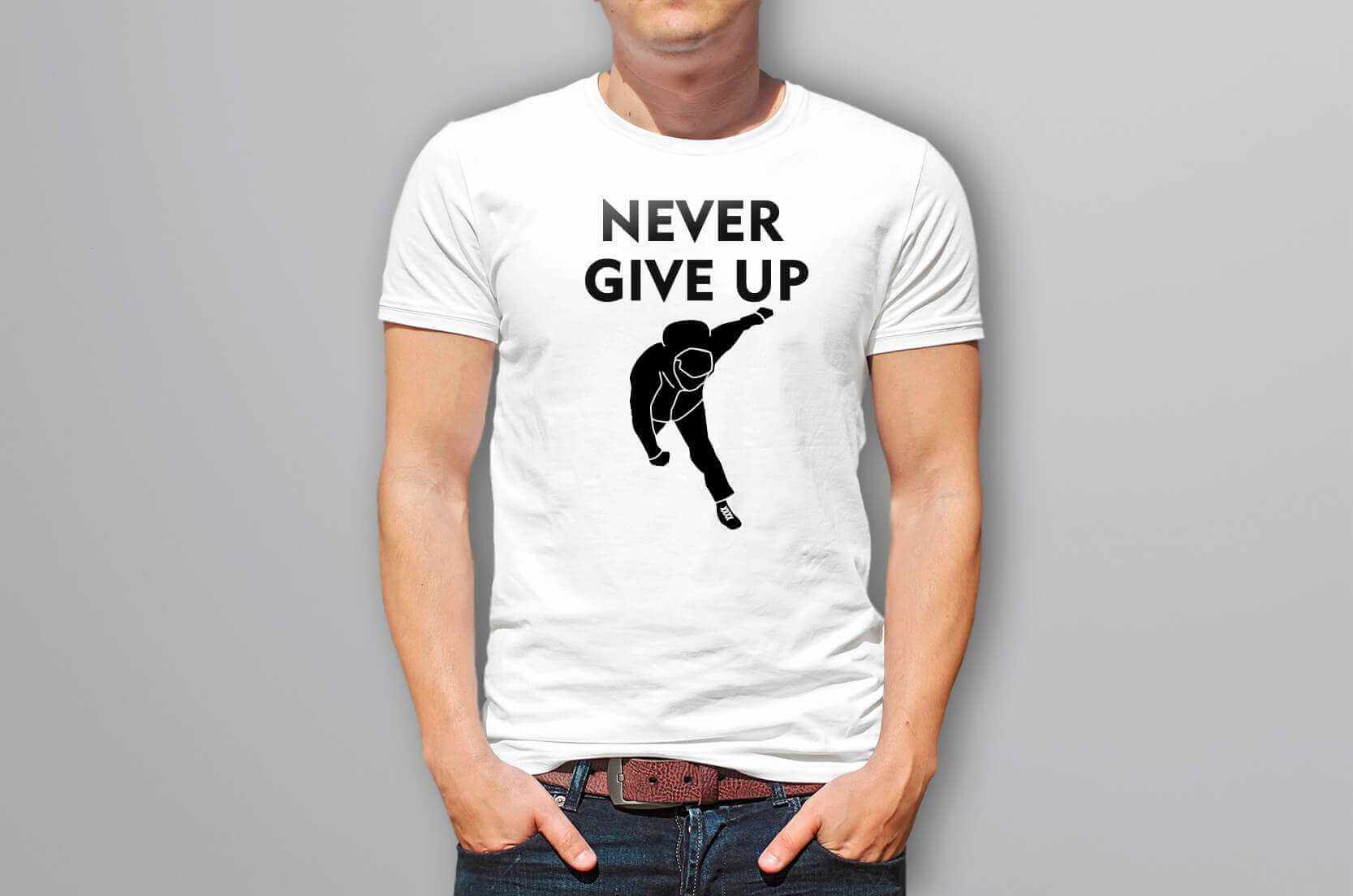 Never give up 永不放棄的圖片